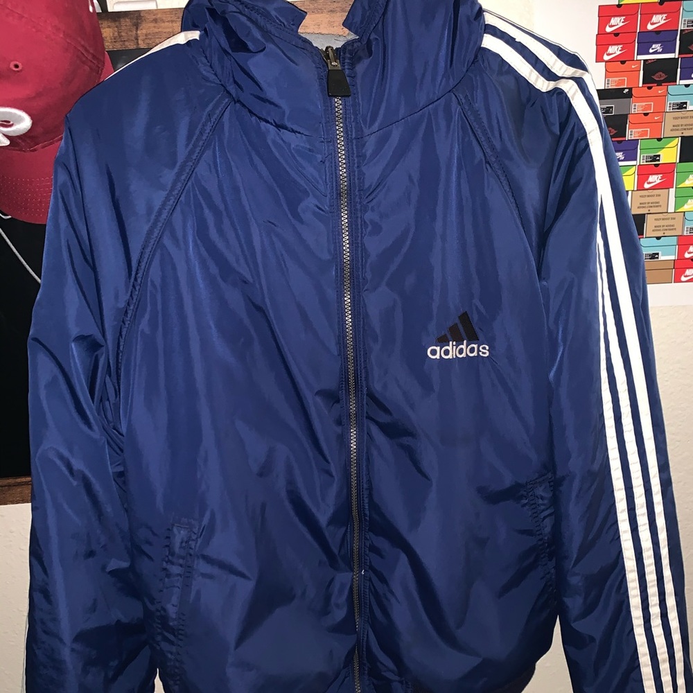 Men’s Vintage Adidas reversible jacket